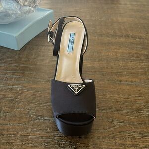 Black Prada heel size 38